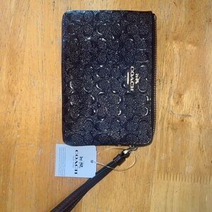 Coach Oxblood Wristlet